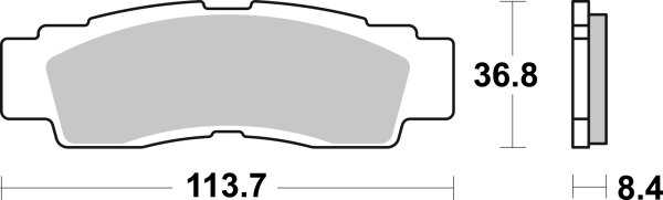 SBS Bremsbelag 979PSI (Satz pro Scheibe) Offroad Racing EVO Sinter