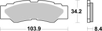 SBS Bremsbelag 980RSI (Satz pro Scheibe) Offroad Racing Sinter