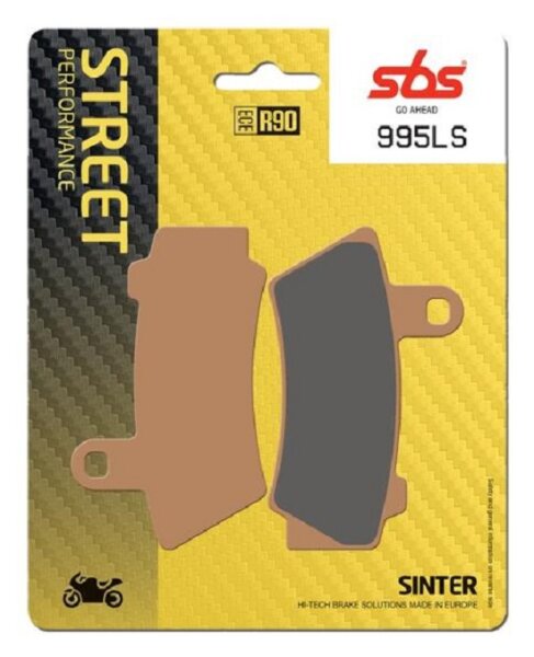 SBS Bremsbelag 995LS (Satz pro Scheibe) Street Sinter