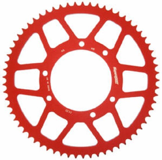 Supersprox Alu-Kettenrad 420 - 65Z (rot) RAL-1131:65-RED|ID 105,0 LK 125,0 6-Loch