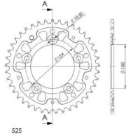 Supersprox Stealth-Kettenrad 525 - 41Z (schwarz)...