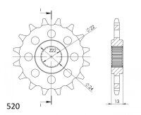 Supersprox Ritzel 520 - 16Z CST-1126:16|feinverzahnt...