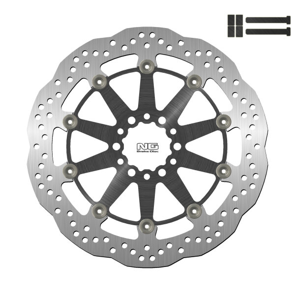 NG Bremsscheibe 1596XGK32 320 mm, schwimmend gelagert (FLD) Wavy