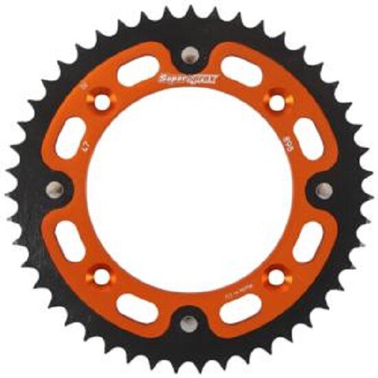 Supersprox Stealth-Kettenrad 428 - 47Z (orange) RST-898:47-ORG|ID 110,0 LK 132,0 4-Loch