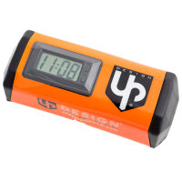 UP Design Lenkerpolster Motocross, rot mit Uhr (195 x 80 65 mm)