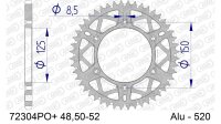 DC AFAM Alu-Kettenrad 520 - 51Z (Orange) 72304PO+51 | ID...