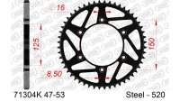 DC AFAM MX Stahl-Kettenrad 520 - 50Z (Schwarz) 71304K-50|...