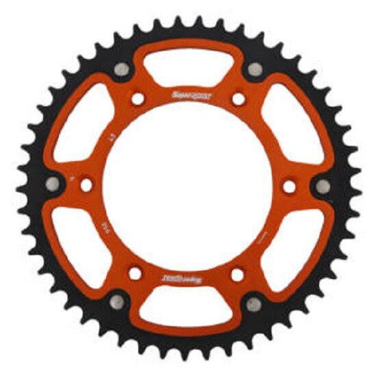 Supersprox Stealth-Kettenrad 520 - 49Z (orange) RST-990:49-ORG|ID 125,0 LK 150,0 6-Loch