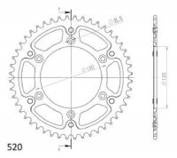 Supersprox Stealth-Kettenrad 520 - 49Z (silber)...