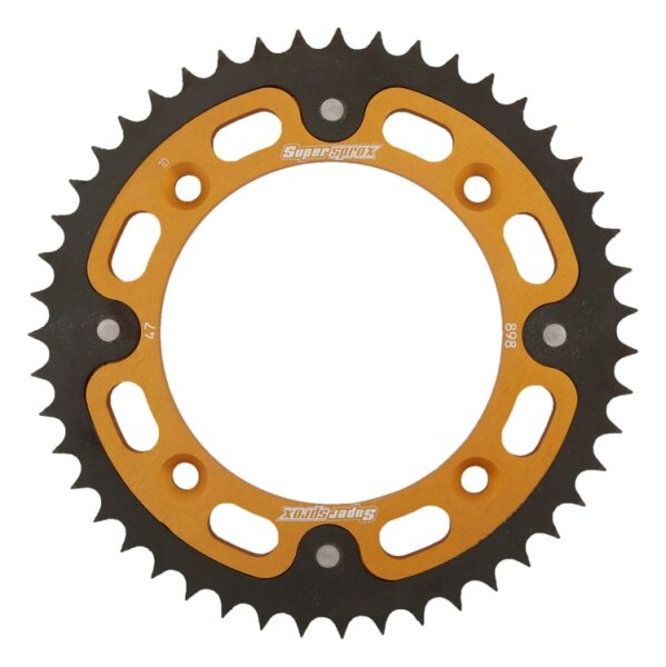 Supersprox Stealth-Kettenrad 428 - 47Z (gold) RST-898:47-GLD|ID 110,0 LK 132,0 4-Loch