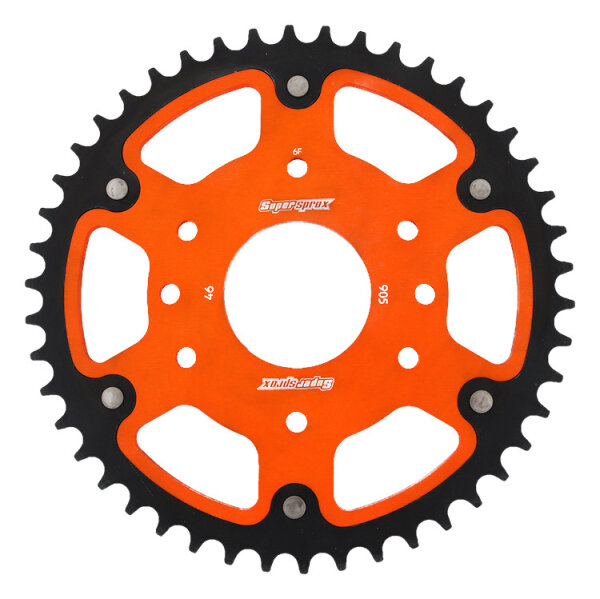 Supersprox Stealth-Kettenrad 520 - 46Z (orange) RST-905:46-ORG|ID 63,0 LK 110,0 8-Loch