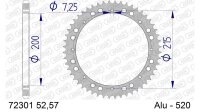 DC AFAM Alu-Kettenrad 520 - 52Z (Silber) 72301-52 | ID...