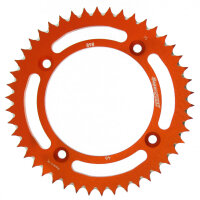 Supersprox Alu-Kettenrad 428 - 46Z (orange) RAL-898:46-ORG|ID 110,0 LK 132,0 4-Loch