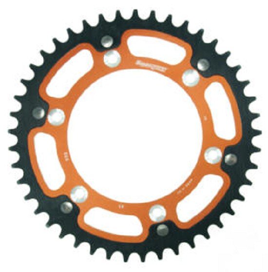 Supersprox Stealth-Kettenrad 520 - 45Z (orange) RST-990:45-ORG|ID 125,0 LK 150,0 6-Loch