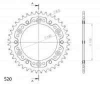 Supersprox Stealth-Kettenrad 520 - 40Z (silber)...