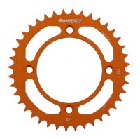 Supersprox Alu-Kettenrad 415 - 40Z (orange) RAL-452:40-ORG|ID 90,0 LK 110,0 4-Loch