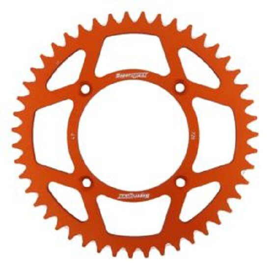 Supersprox Alu-Kettenrad 520 - 47Z (orange) RAL-720:47-ORG|ID 110,0 LK 132,0 4-Loch