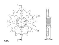 Supersprox Ritzel 520 - 16Z CST-1902:16|feinverzahnt...