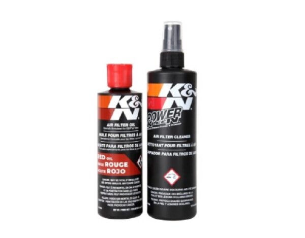 K&N Filterpflege Service-Kit K&N, Squeeze Red Dosierflasche Öl 237 ml & Reiniger 355