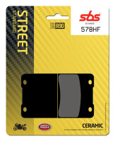 SBS Bremsbelag 578HF (Satz pro Scheibe) Street Ceramic