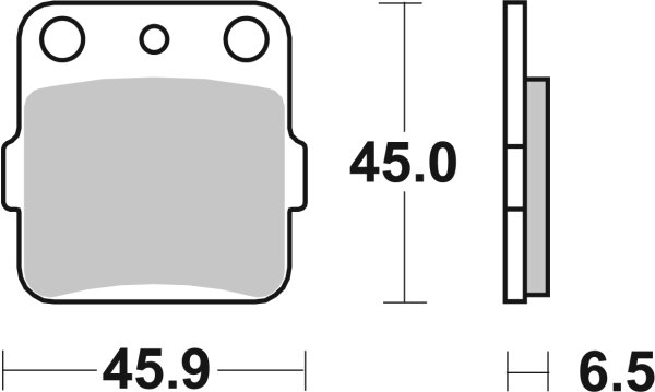 SBS Bremsbelag 584HF (Satz pro Scheibe) Street Ceramic