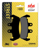 SBS Bremsbelag 653HF (Satz pro Scheibe) Street Ceramic