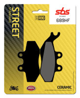 SBS Bremsbelag 689HF (Satz pro Scheibe) Street Ceramic