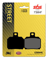 SBS Bremsbelag 730HF (Satz pro Scheibe) Street Ceramic